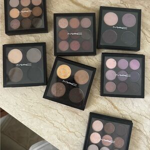 MAC Eyeshadow Bundle Lot 7 Palettes Authentic Barely Used